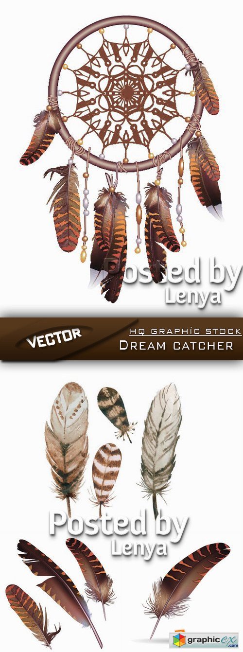 Stock Vector - Dream catcher