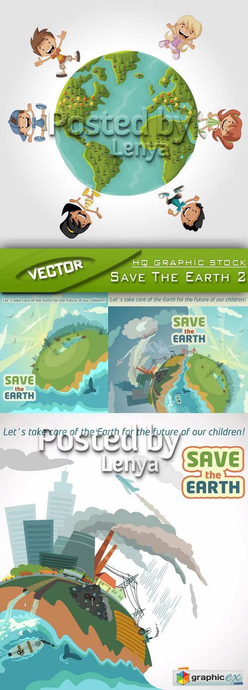 Stock Vector - Save The Earth 2