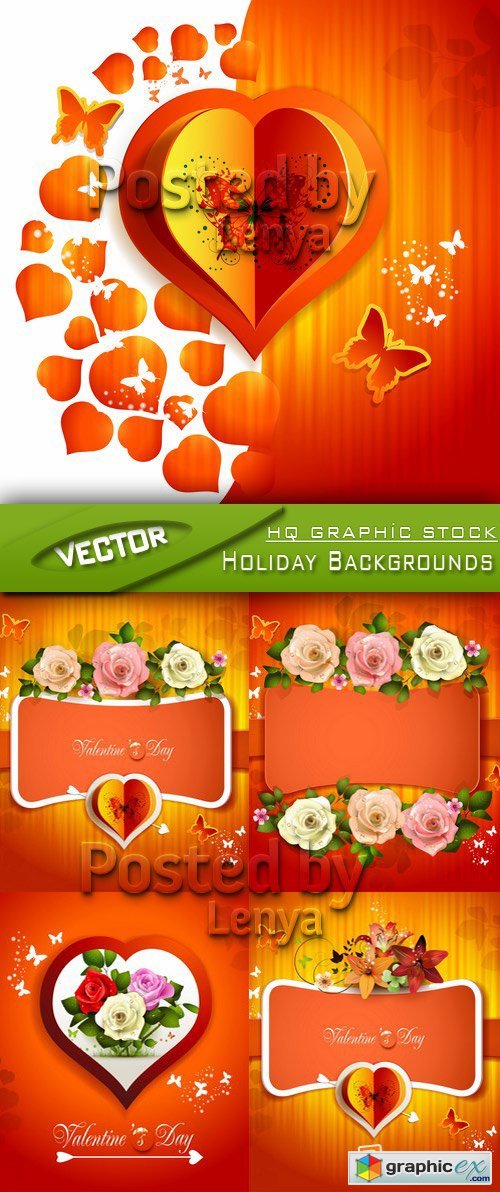 Stock Vector - Holidays Backgrounds