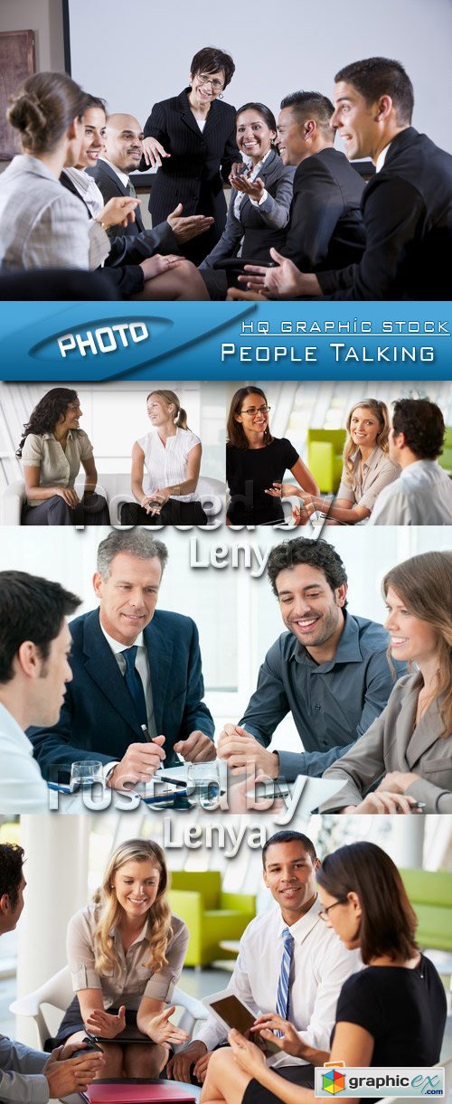 Stock Photo - People Talking