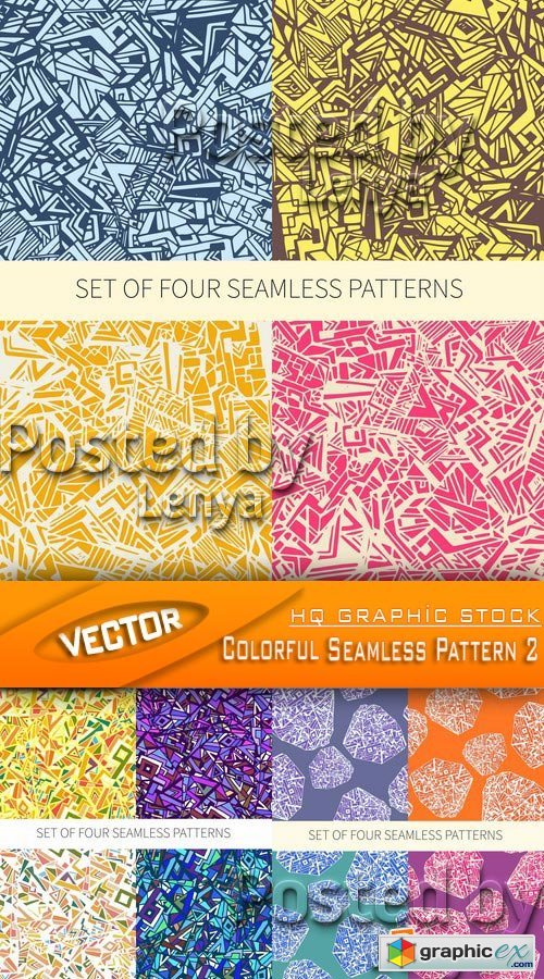 Stock Vector - Colorful Seamless Pattern 2