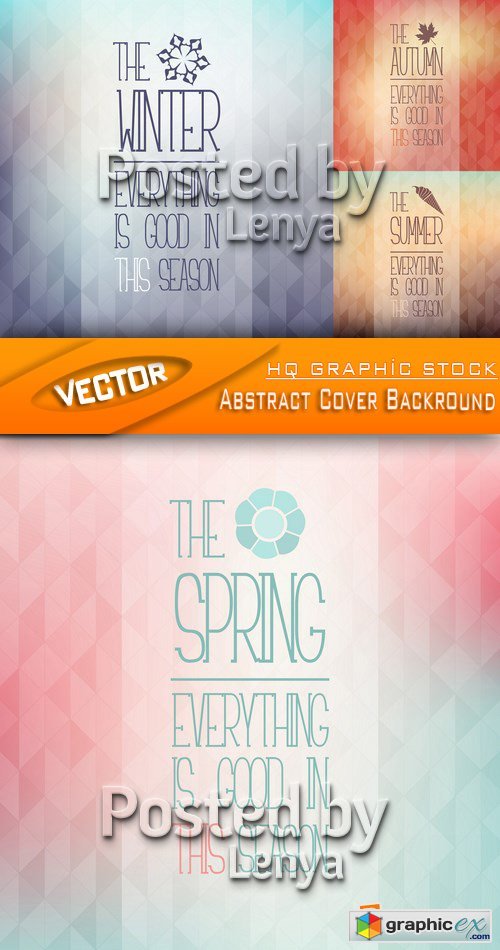 Stock Vector - Abstract Cover Backround