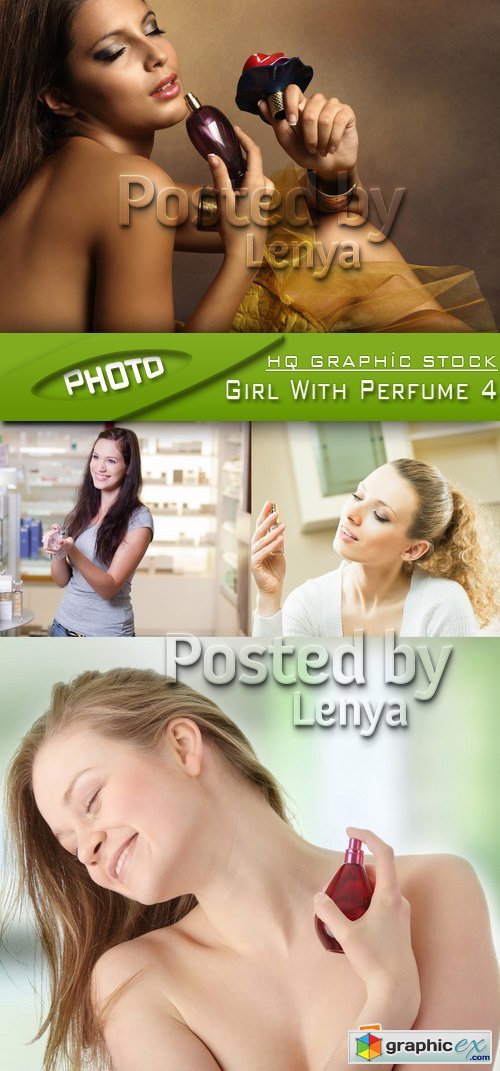 Stock Photo - Girl With Perfume 4