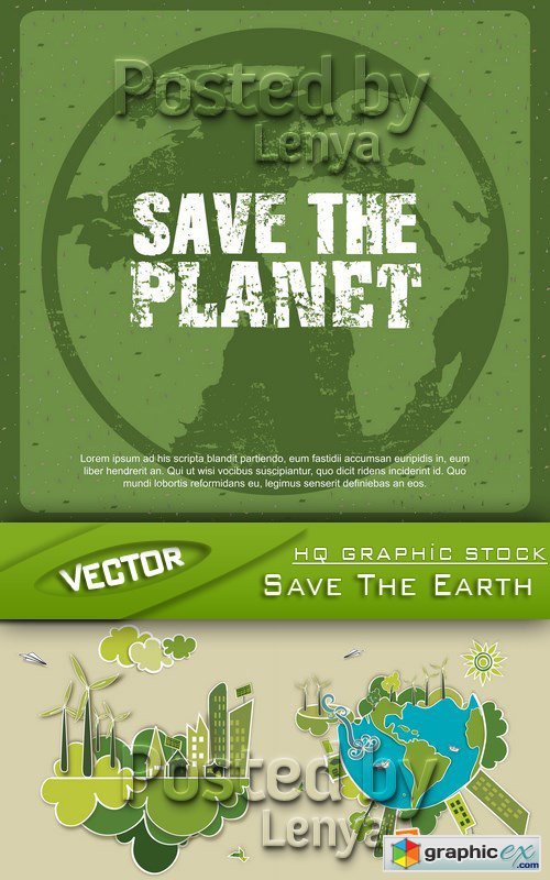 Stock Vector - Save The Earth