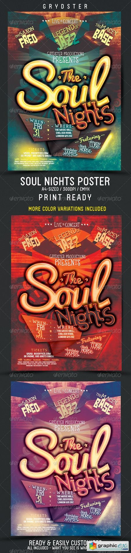 Soul Nights Flyer - Poster