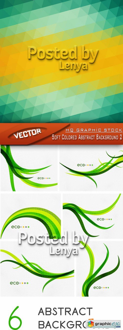 Stock Vector - Soft Colored Abstract Background 2