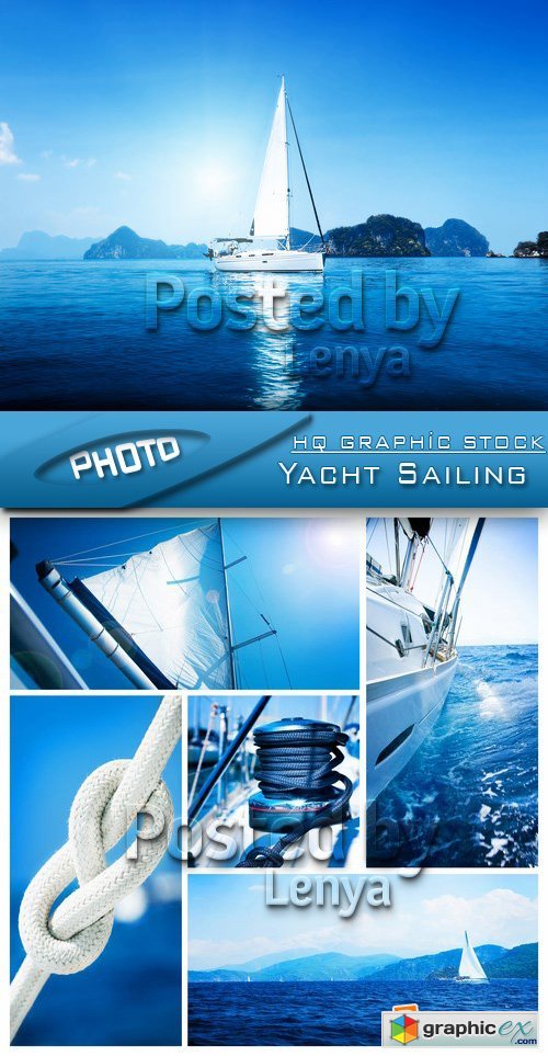 Stock Photo - Yacht Sailing