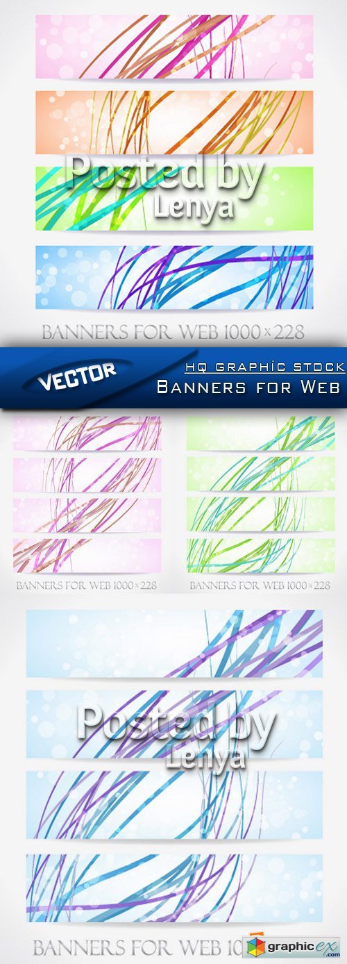 Stock Vector - Banners for Web