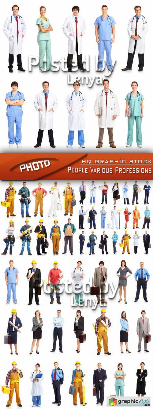 Stock Photo - People Various Professions