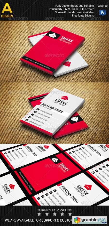 GraphicRiver Corporate Business Card AN0247 6955768