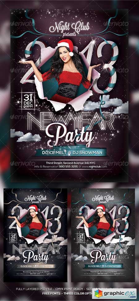 New Year Party Flyer 3458721