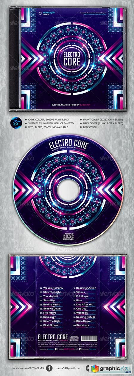 Electro Core CD Album Artwork 6949363