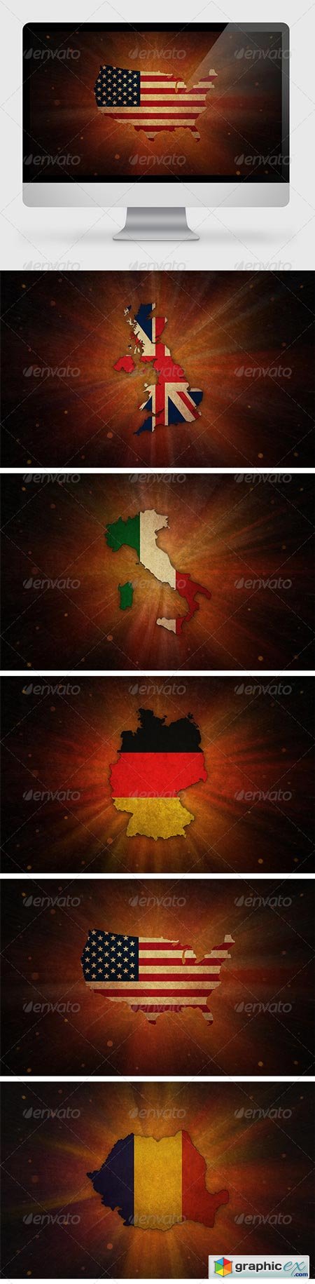5 Countries Backgrounds 7093719