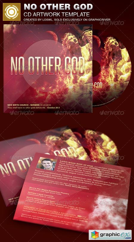 No Other God CD Artwork Template 6925572