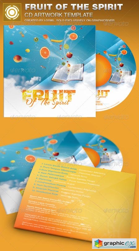 Fruit of the Spirit CD Artwork Template 6926088