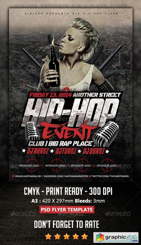 Hip-Hop Flyer 6924917