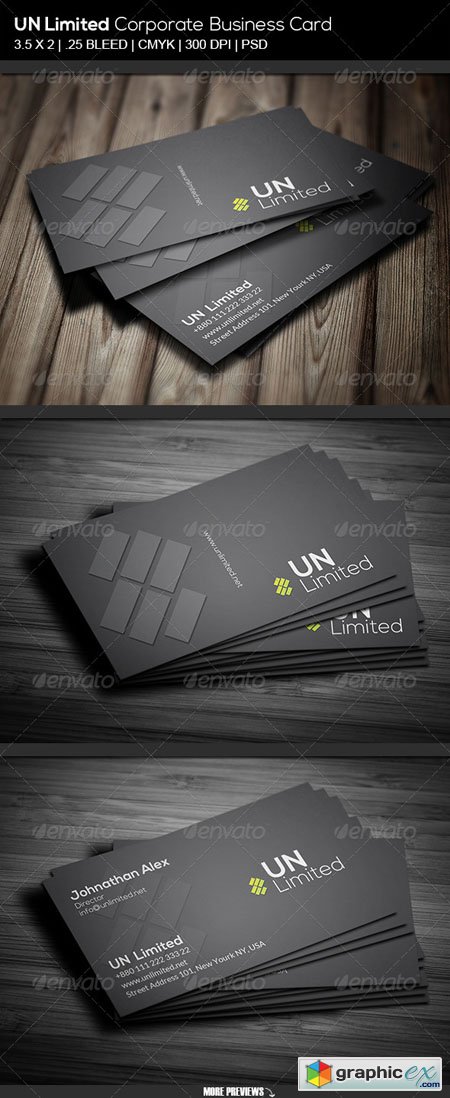 Unlimited Corporate Business Card 6906870