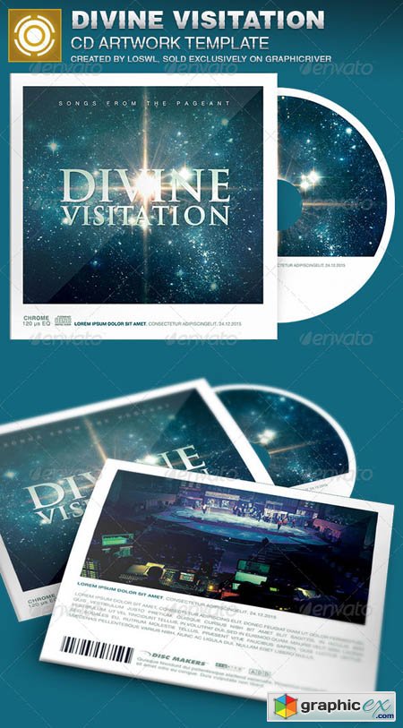 Divine Visitation CD Artwork Template