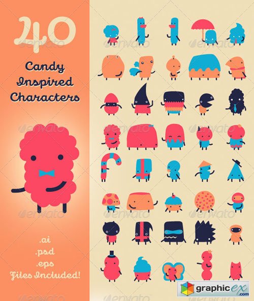 40 Candy Inspired Characters 409294