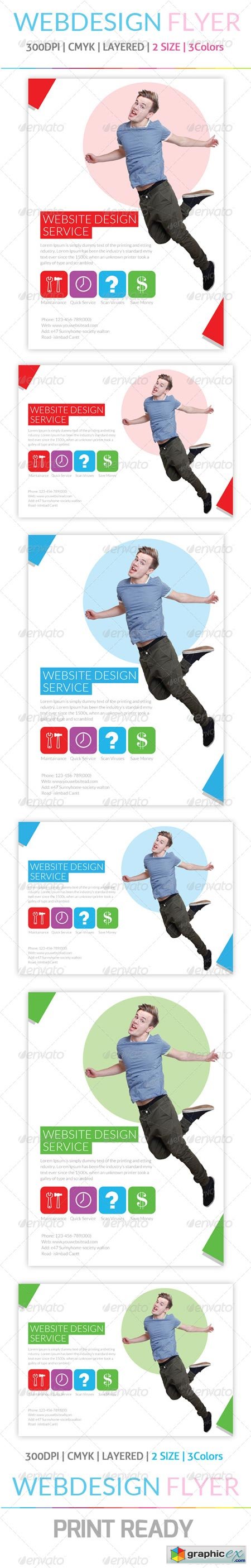 Web Design Flyer & Ad Template 6222762