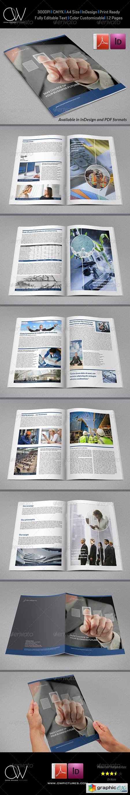 Corporate Brochure Template Vol.22 - 12 Pages 6680966