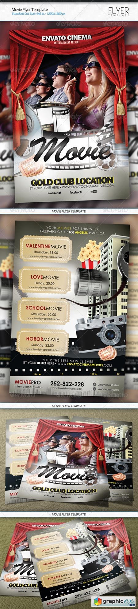 Movie Flyer Template 6603790