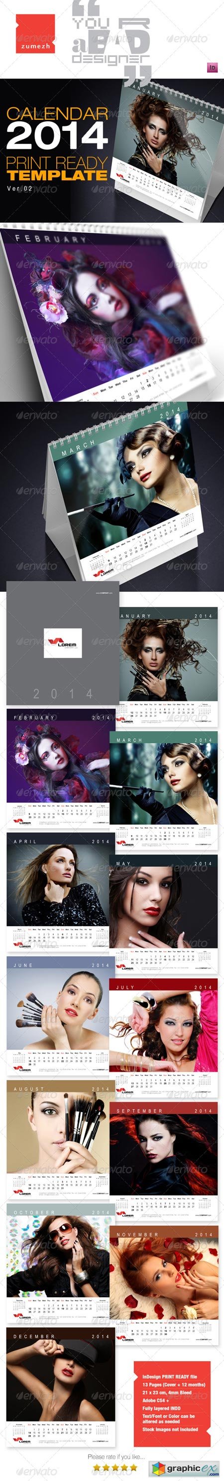 Desktop Calendar 2014 - v2 6276736