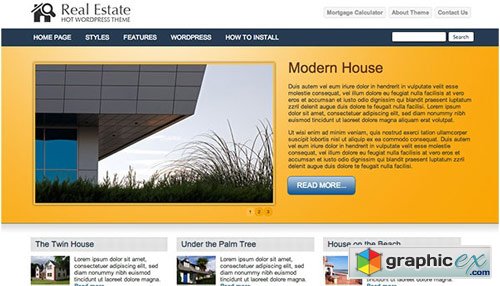 Real Estate � Theme for WordPress � HotThemes
