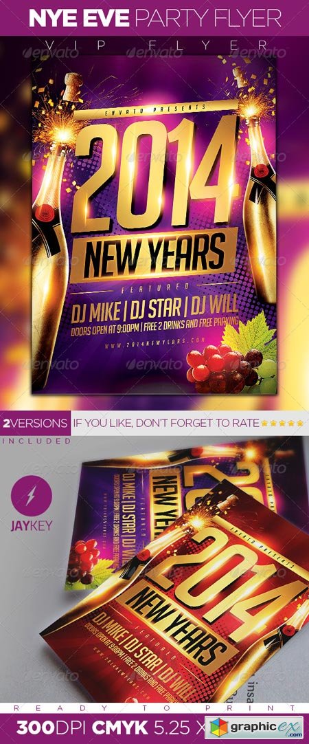 New Year Party Flyer 6168449