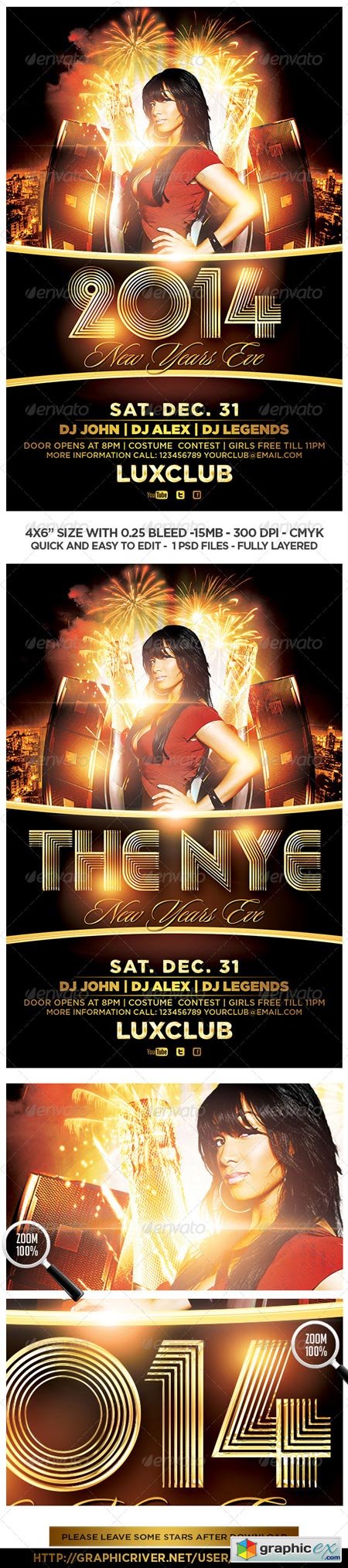 2014 New Years Eve Flyer 6112249