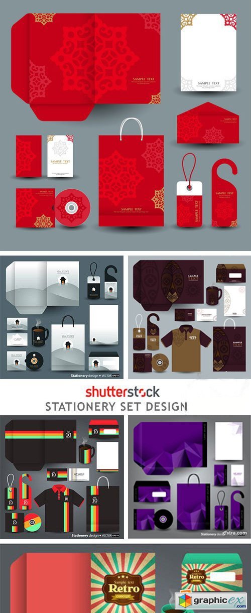Stationery Set Design #2 - 25xEPS