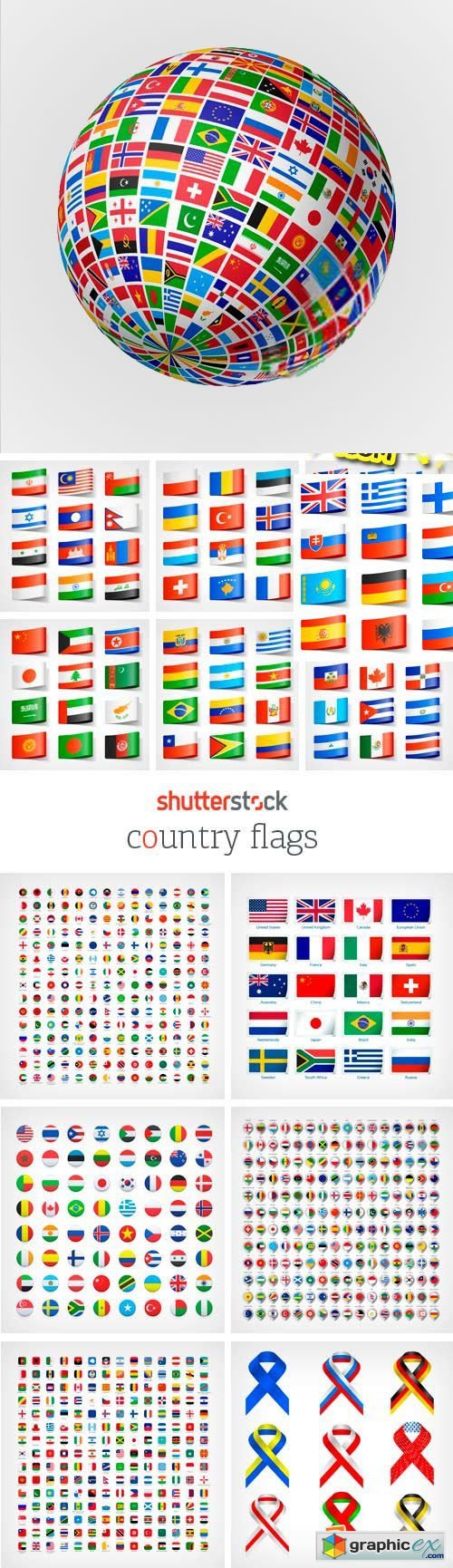 Amazing SS - Country Flags, 25xEPS