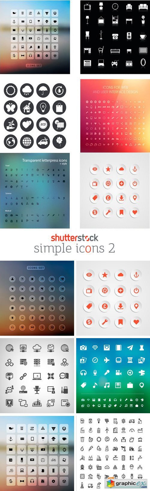 Amazing SS - Simple Icons 2, 25xEPS