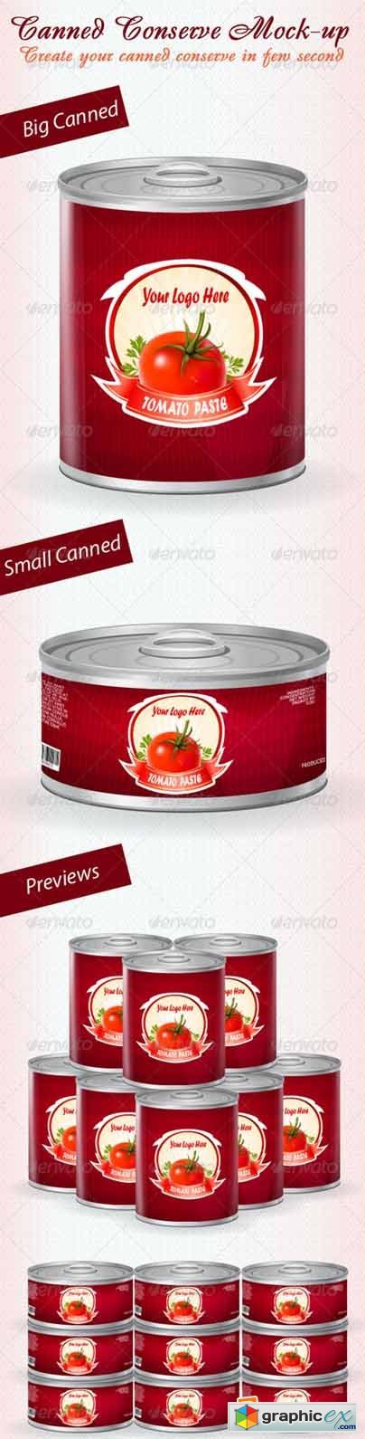 Canned Conserve Mock-up 460077