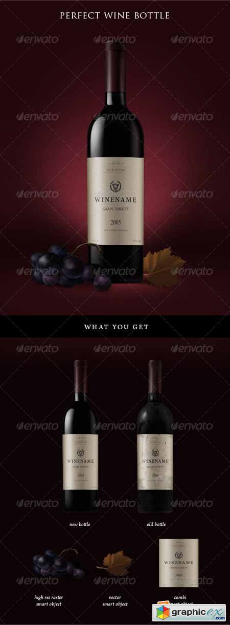 Red Wine Bottles and Grapes 592638