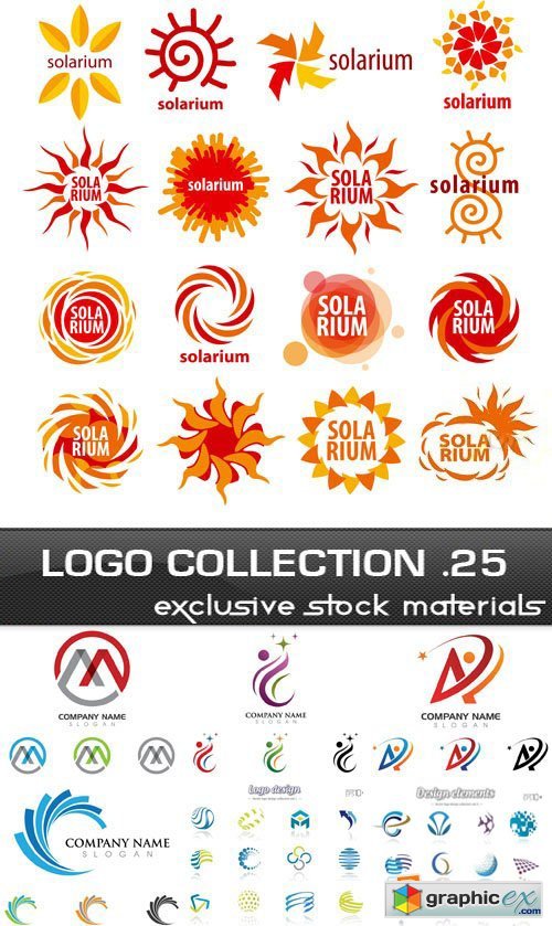 Collection of Logos vol.25, 25xEPS, AI