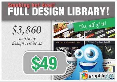 Inkydeals - Smokin Hot Deal: Full Design Library Premium Resources