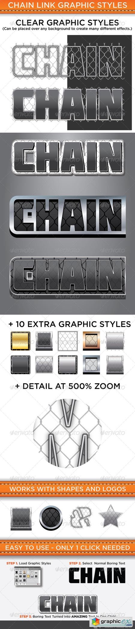 Chain Link Graphic Styles 4623465