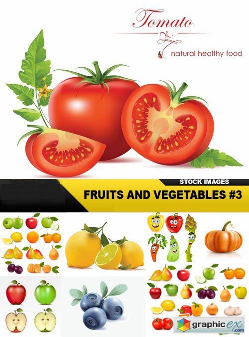 Fruits And Vegetables #3 - 25 Vector