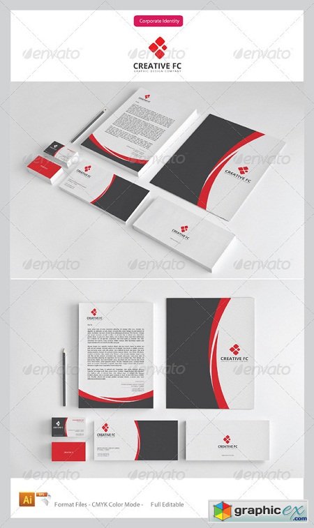 Creative FC Corporate Identity Package 3538413