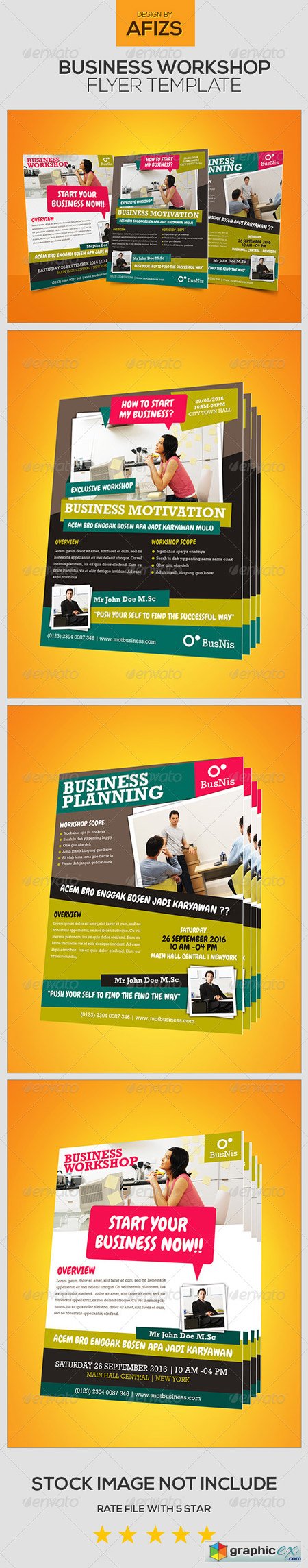 Business Workshop Flyer 5405977