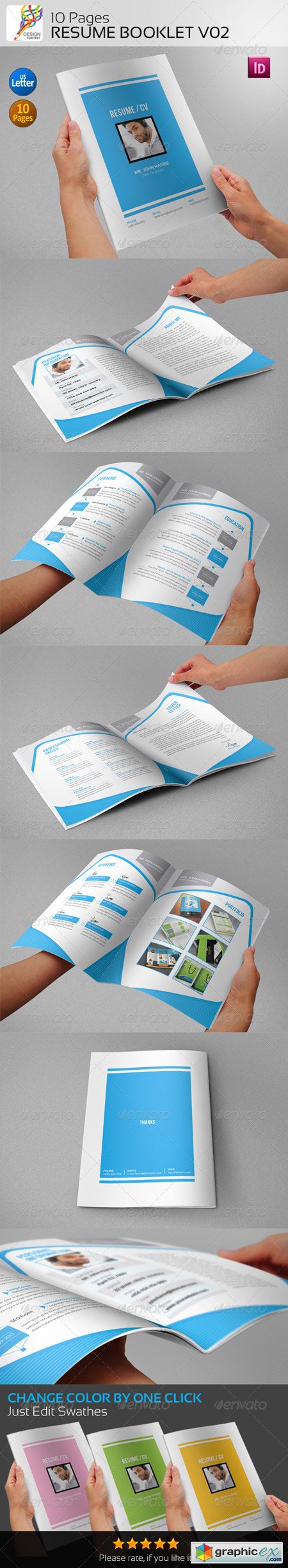 10 Pages Resume Booklet V02