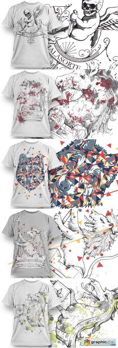 T-shirt Design Pack 5