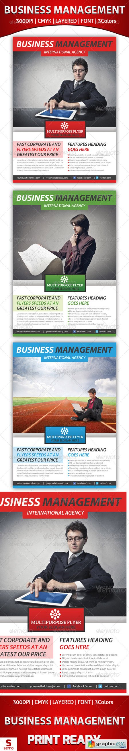 Business Management Flyer Template