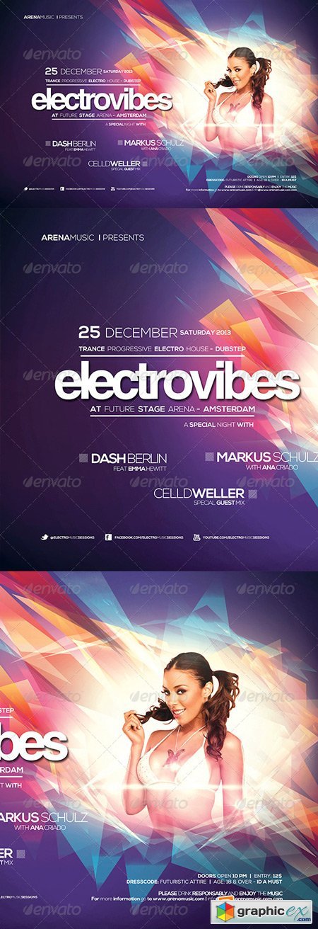 Electro Vibes Flyer Template