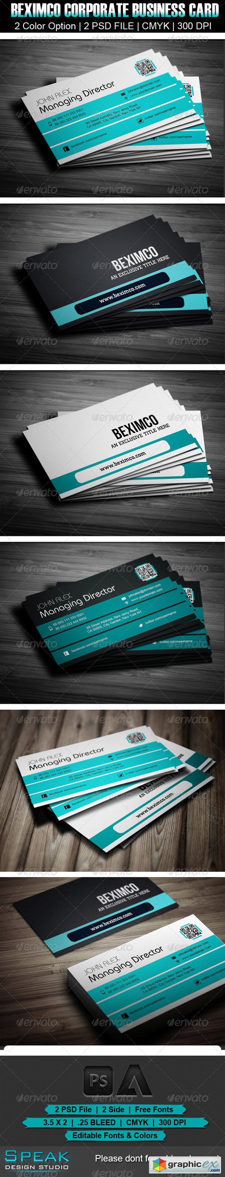 Beximco Corporate Business Card Design