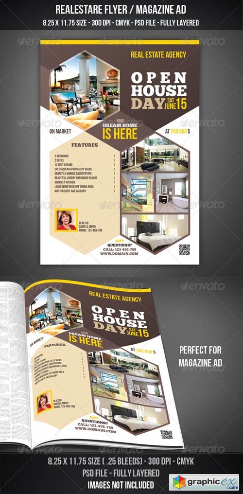 Real Estate - Open House Flyer / Magazine AD