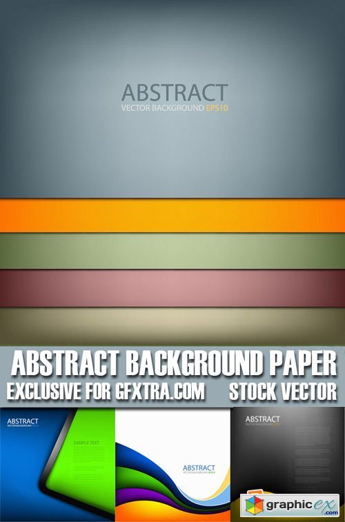 Stock Vectors - Abstract Background Paper, 25xEps