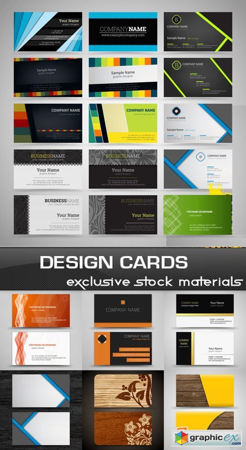 Design Cards Collection, 25xEPS