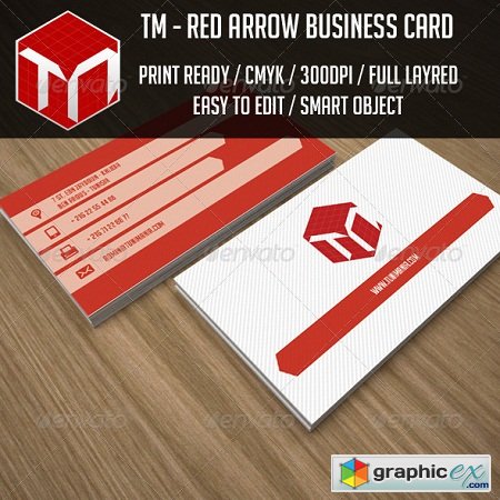 Red Arrow Business Card